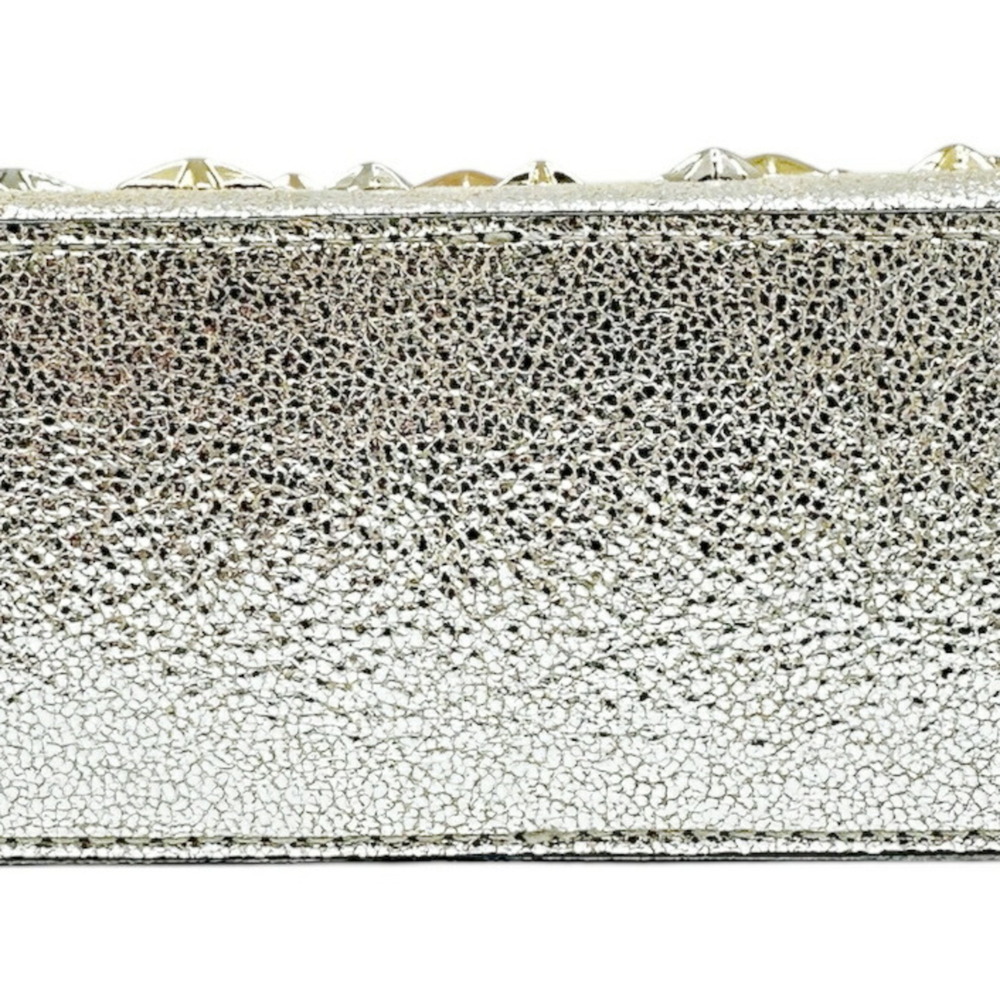 JIMMY CHOO Silver Leather Shoulder Bag - Picture 5 of 12